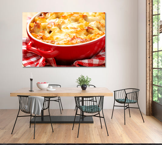 American Macaroni and Cheese Canvas Print ArtLexy   