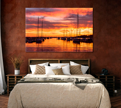 Lake Norman at Sunset North Carolina Canvas Print ArtLexy   