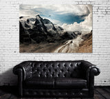 Grossglockner Mountain Austria Canvas Print ArtLexy 1 Panel 24"x16" inches 