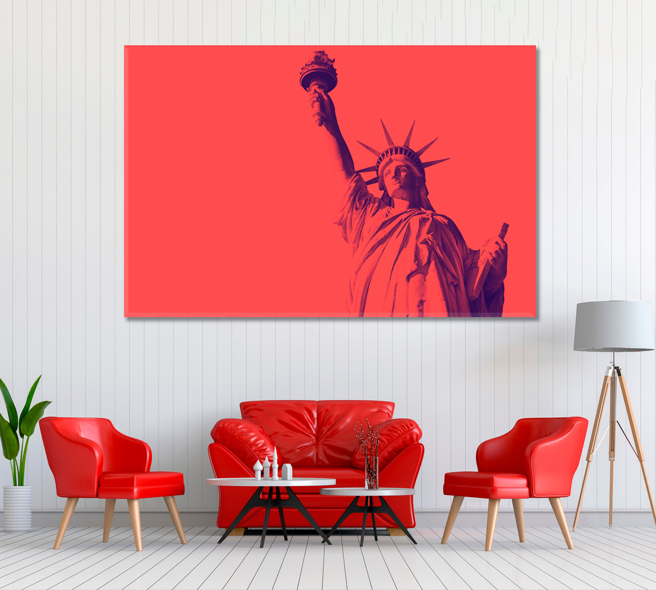 Statue of Liberty Canvas Print ArtLexy 1 Panel 24"x16" inches 