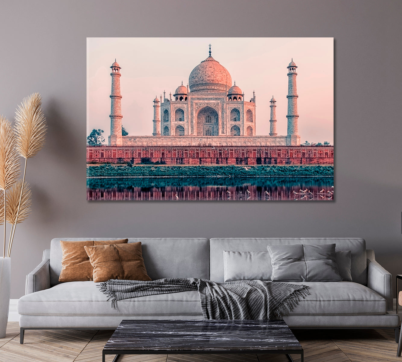 Taj Mahal Agra India Canvas Print ArtLexy   