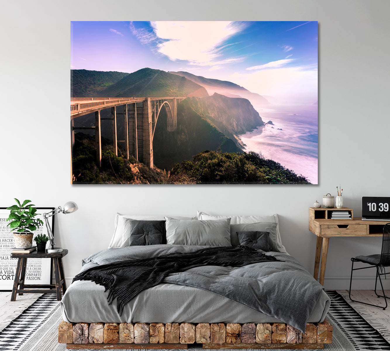 Bixby Creek Bridge Big Sur Coast California Canvas Print ArtLexy   