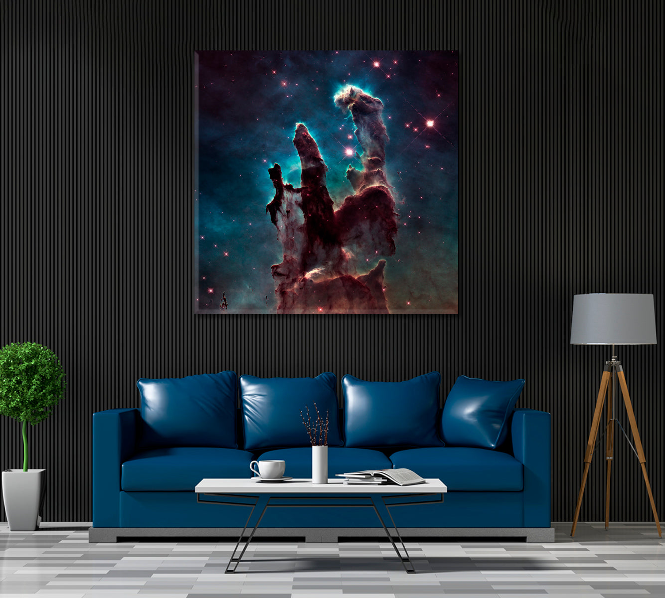 Pillars of Creation Canvas Print ArtLexy 1 Panel 12"x12" inches 