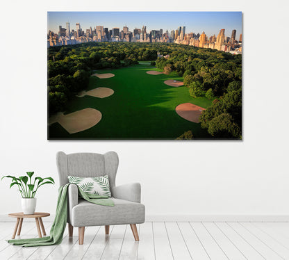 Central Park Manhattan New York Canvas Print ArtLexy 1 Panel 24"x16" inches 