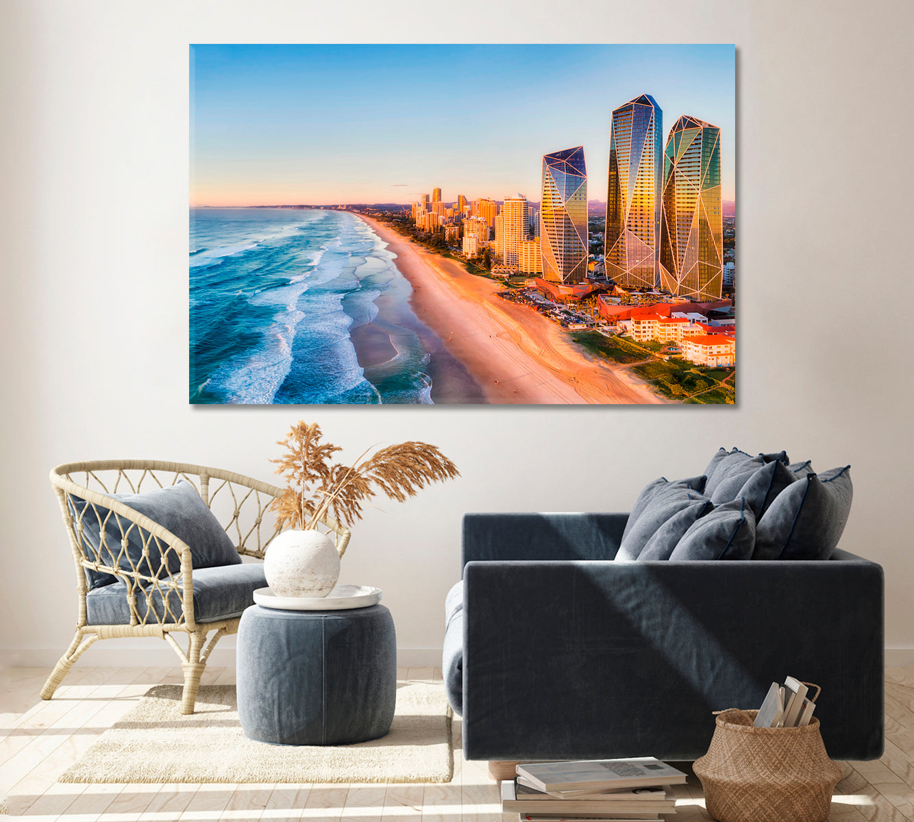 Surfers Paradise Australia Gold Coast Canvas Print ArtLexy   