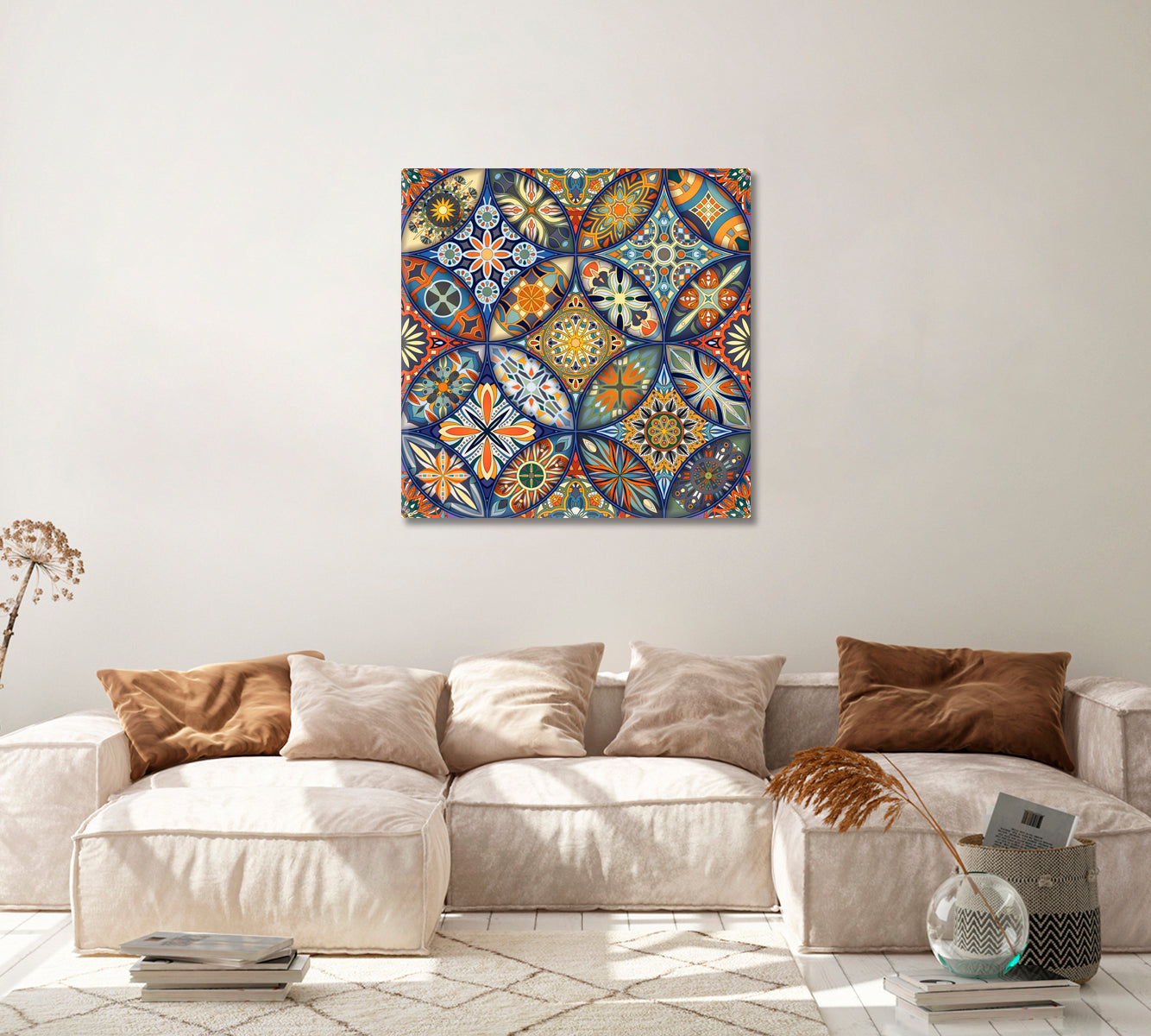 Ethnic Mosaic Pattern Canvas Print ArtLexy   