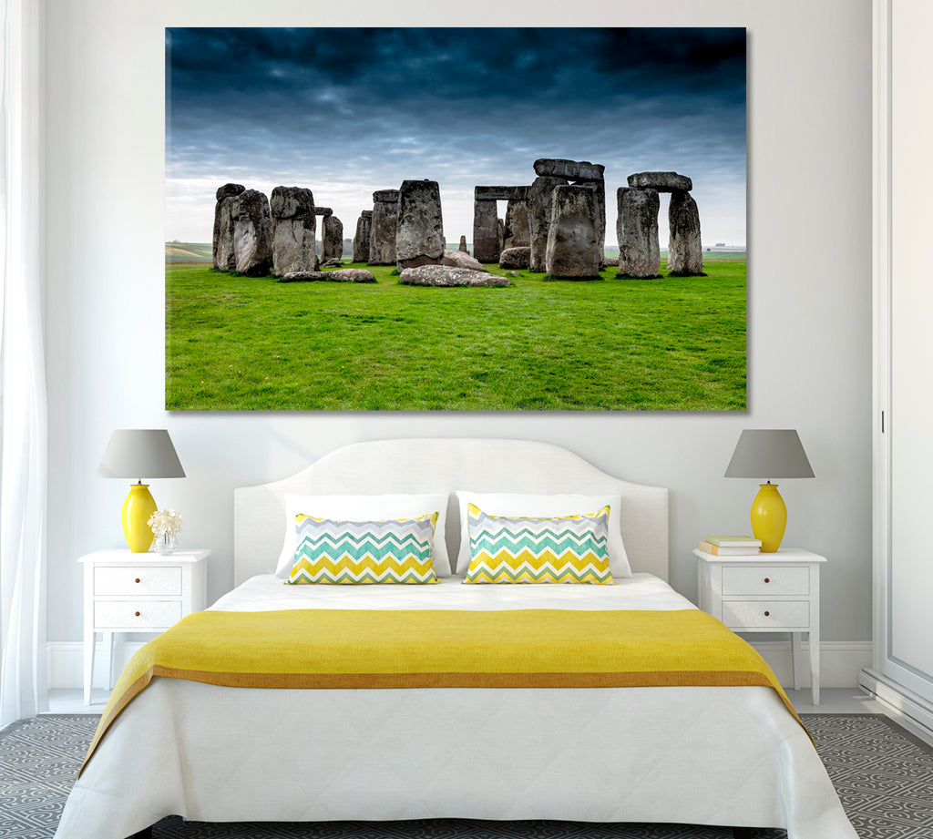 Stonehenge England Canvas Print ArtLexy 1 Panel 24"x16" inches 