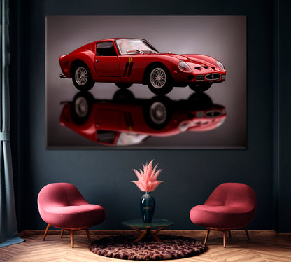 Ferrari 250 GTO Toy Car Canvas Print ArtLexy 1 Panel 24"x16" inches 