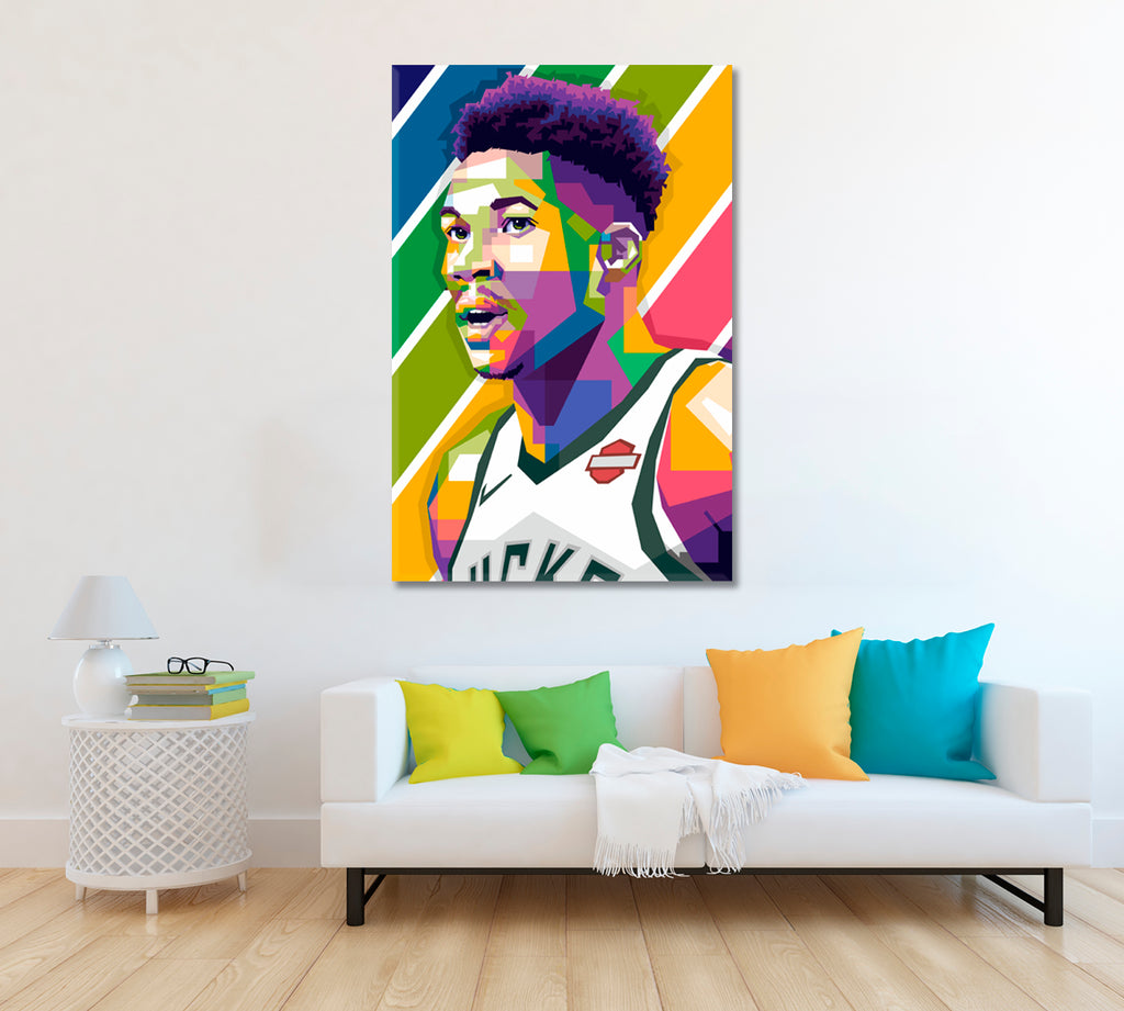 Wall Art Print Giannis basketball player