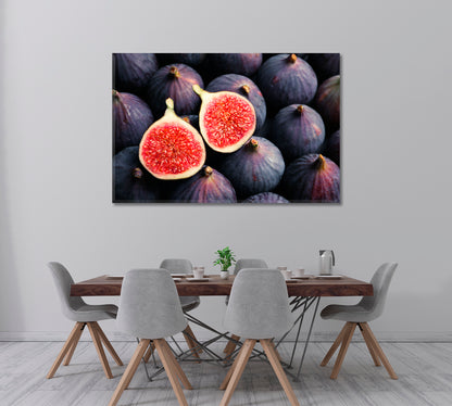 Fresh Ripe Figs Tropical Fruits Canvas Print ArtLexy   