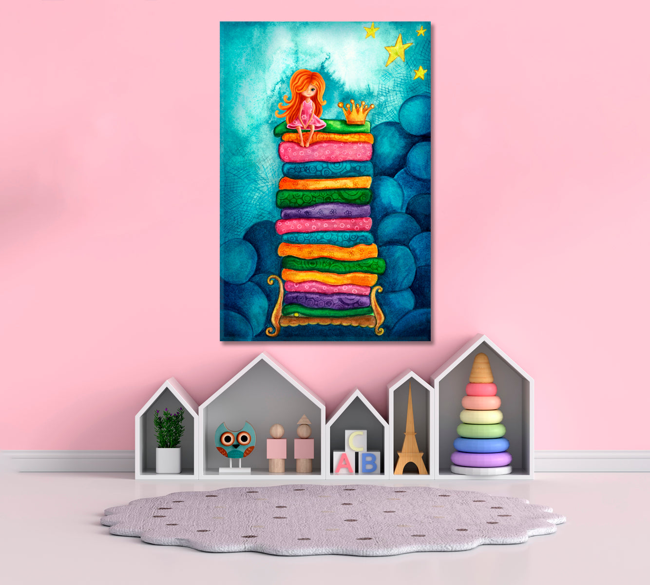 Princess and the Pea Canvas Print ArtLexy   
