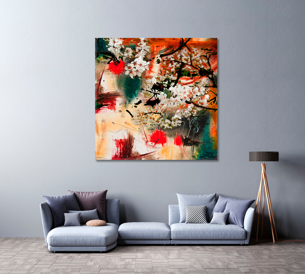 Abstract Spring Flowers – ArtLexy