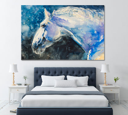 Lipizzaner Stallion Canvas Print ArtLexy 1 Panel 24"x16" inches 