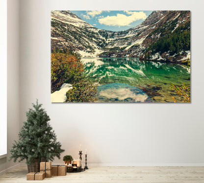 Hidden Lake in Glacier National Park Montana Canvas Print ArtLexy 1 Panel 24"x16" inches 