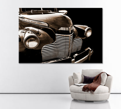 Classic Car of 1930s Canvas Print ArtLexy 1 Panel 24"x16" inches 