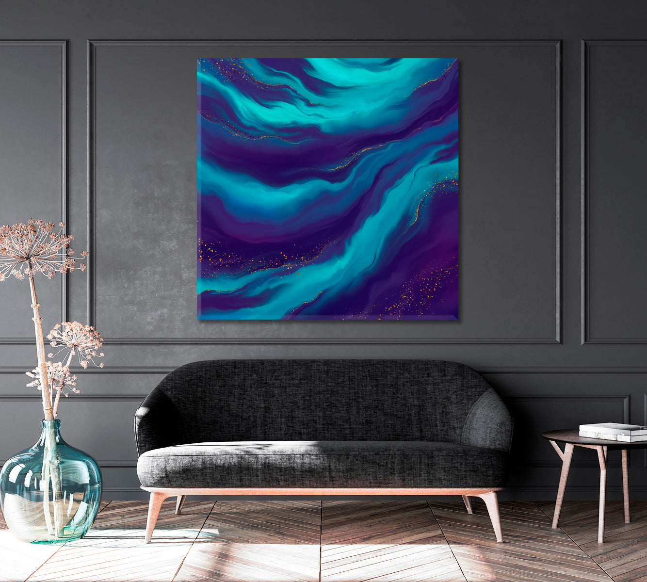 Elegant Trendy Abstract Marble Canvas Print ArtLexy   