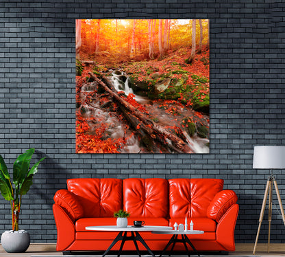 Autumn Forest Canvas Print ArtLexy   