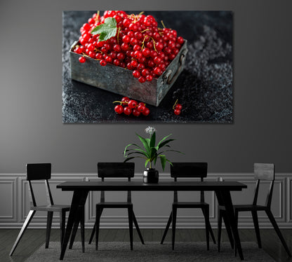 Red Currants Canvas Print ArtLexy 1 Panel 24"x16" inches 