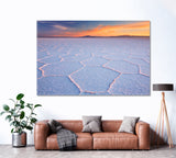 Salar de Uyuni Bolivia Canvas Print ArtLexy 1 Panel 24"x16" inches 