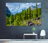 Mountains Tunkinsky National Park Russia Canvas Print ArtLexy 1 Panel 24"x16" inches 