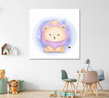 Baby Leo Canvas Print ArtLexy 1 Panel 12"x12" inches 