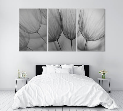 Set of 3 Dandelion Flower Canvas Print ArtLexy   