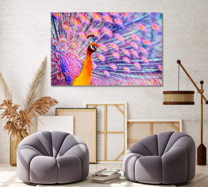 Amazing Peacock Canvas Print ArtLexy   