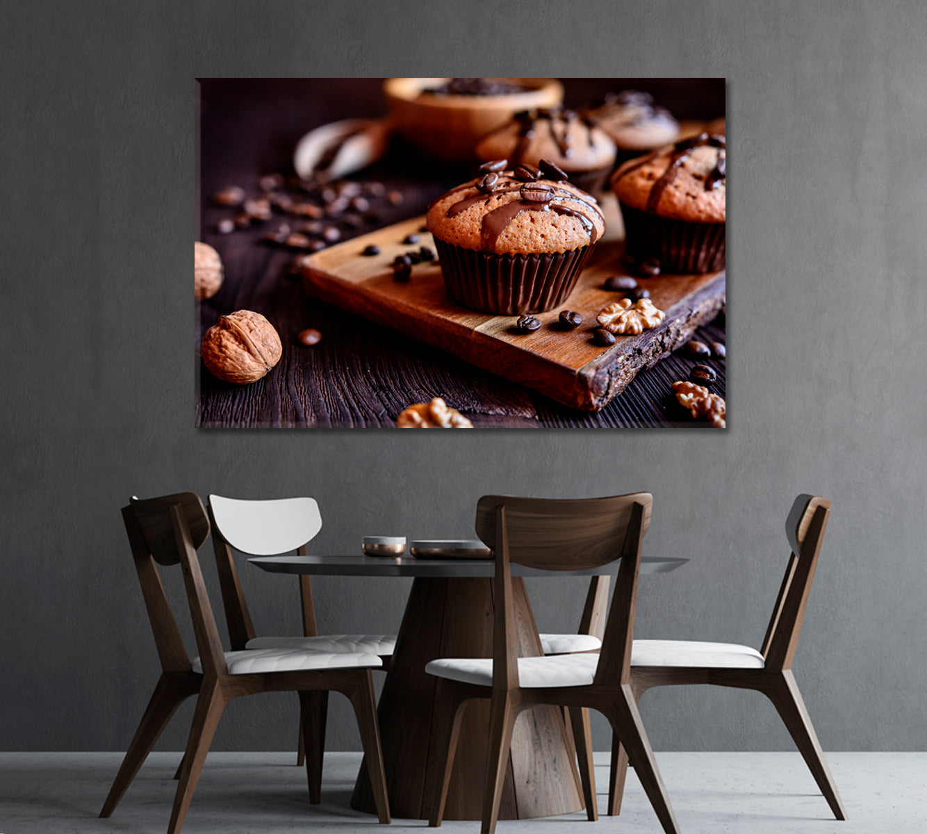 Chocolate Muffins Canvas Print ArtLexy   
