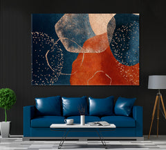 Trendy Abstract Pattern Canvas Print ArtLexy 1 Panel 24"x16" inches 