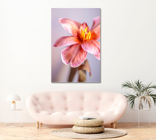 Blooming Tulip Canvas Print ArtLexy 1 Panel 16"x24" inches 