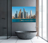 Dubai Cityscape Canvas Print ArtLexy 1 Panel 24"x16" inches 