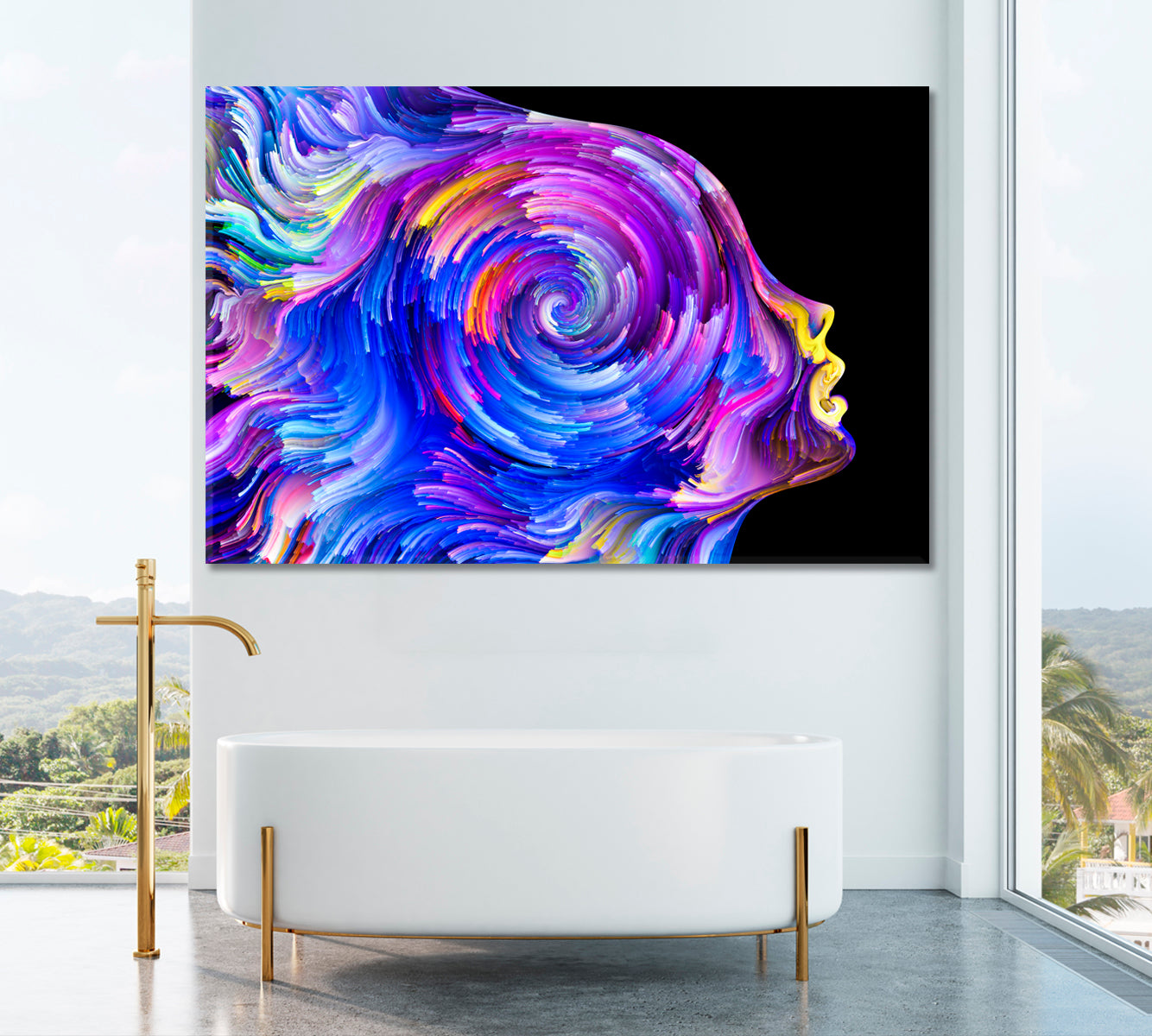 Creative Abstract Human Profile – ArtLexy