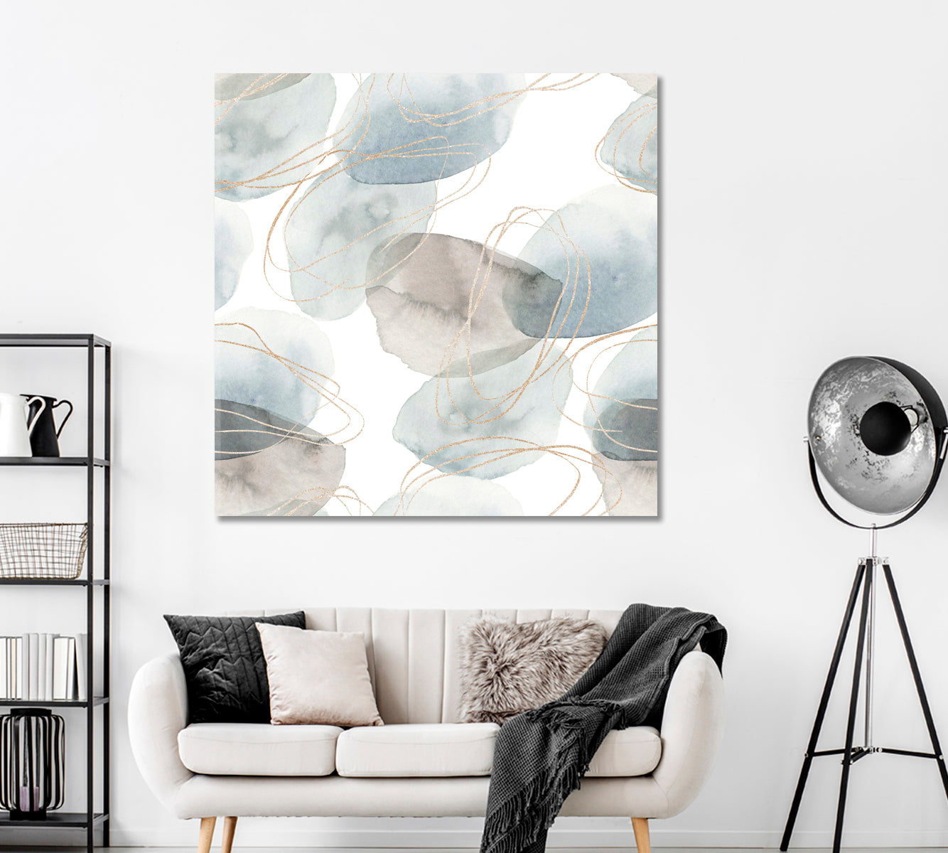 Abstract Nordic Pattern Canvas Print ArtLexy   