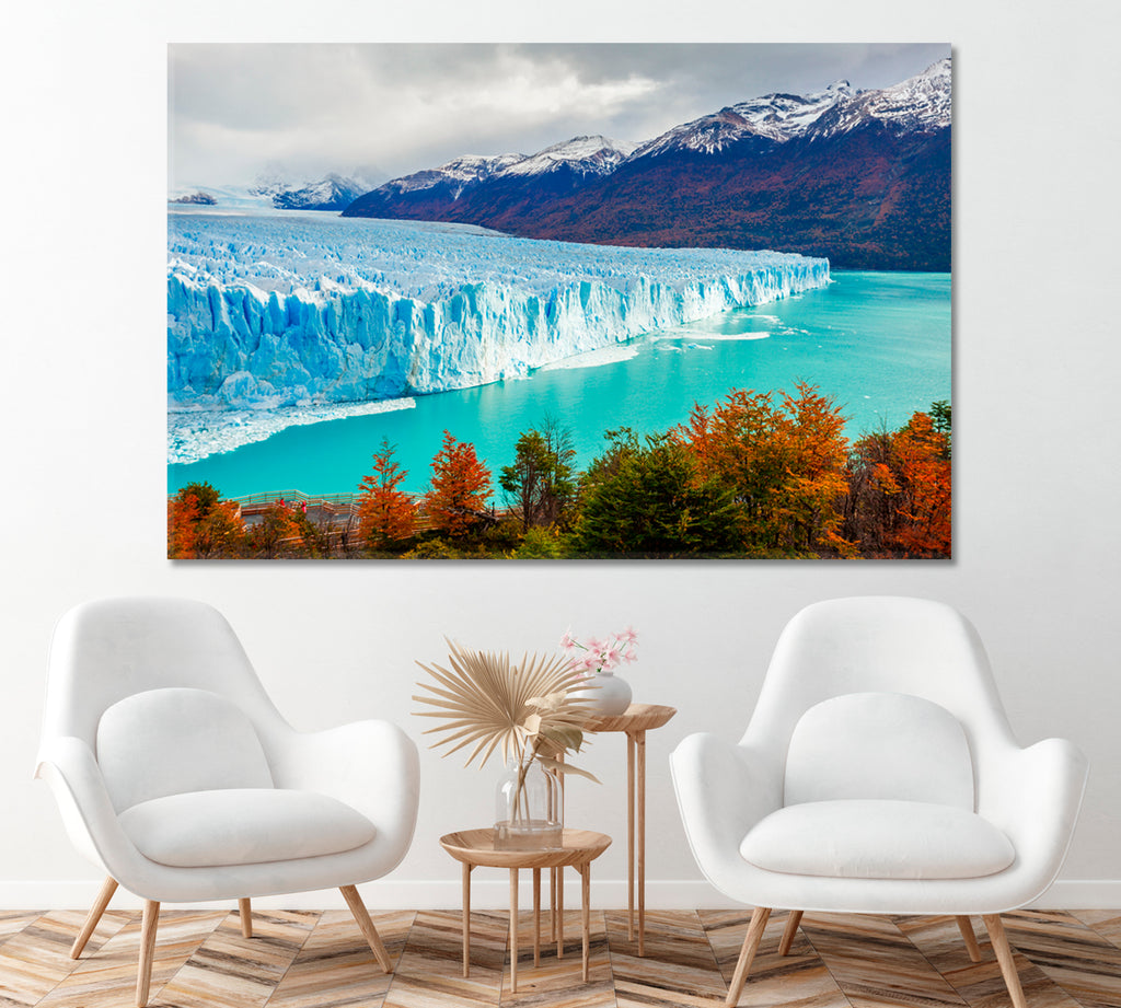 Perito Moreno Glacier Santa Cruz Argentina Canvas Print ArtLexy 1 Panel 24"x16" inches 