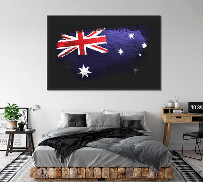 Australia Flag Canvas Print ArtLexy   