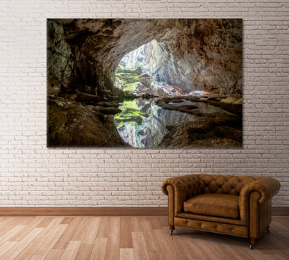 Son Doong Cave Vietnam Canvas Print ArtLexy 1 Panel 24"x16" inches 