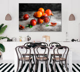 Red Oranges Canvas Print ArtLexy 1 Panel 24"x16" inches 