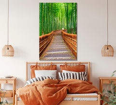 Bamboo Forest Japan Canvas Print ArtLexy   