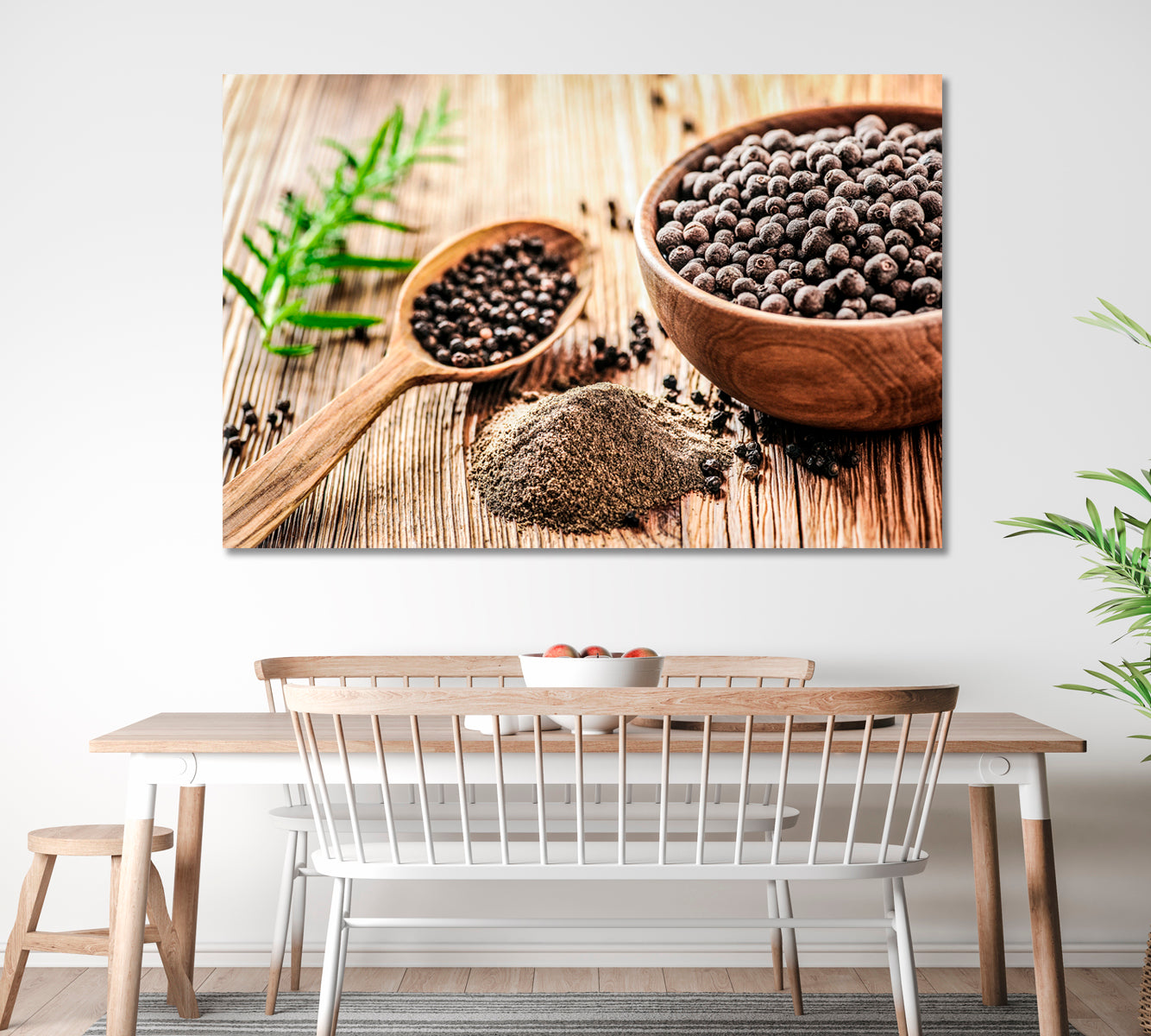 Black Pepper Canvas Print ArtLexy 1 Panel 24"x16" inches 