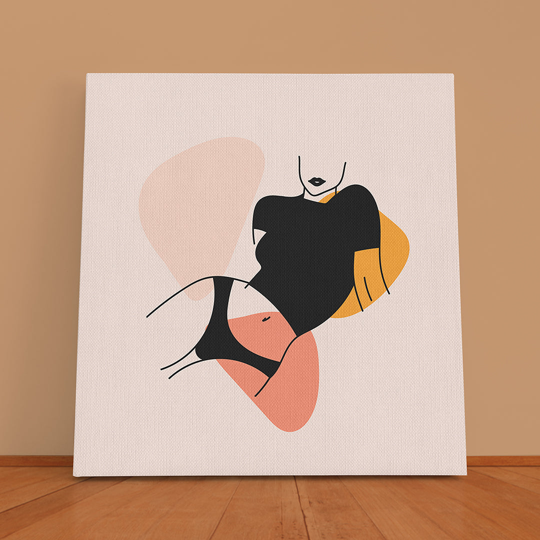 Abstract Lady Canvas Print ArtLexy   
