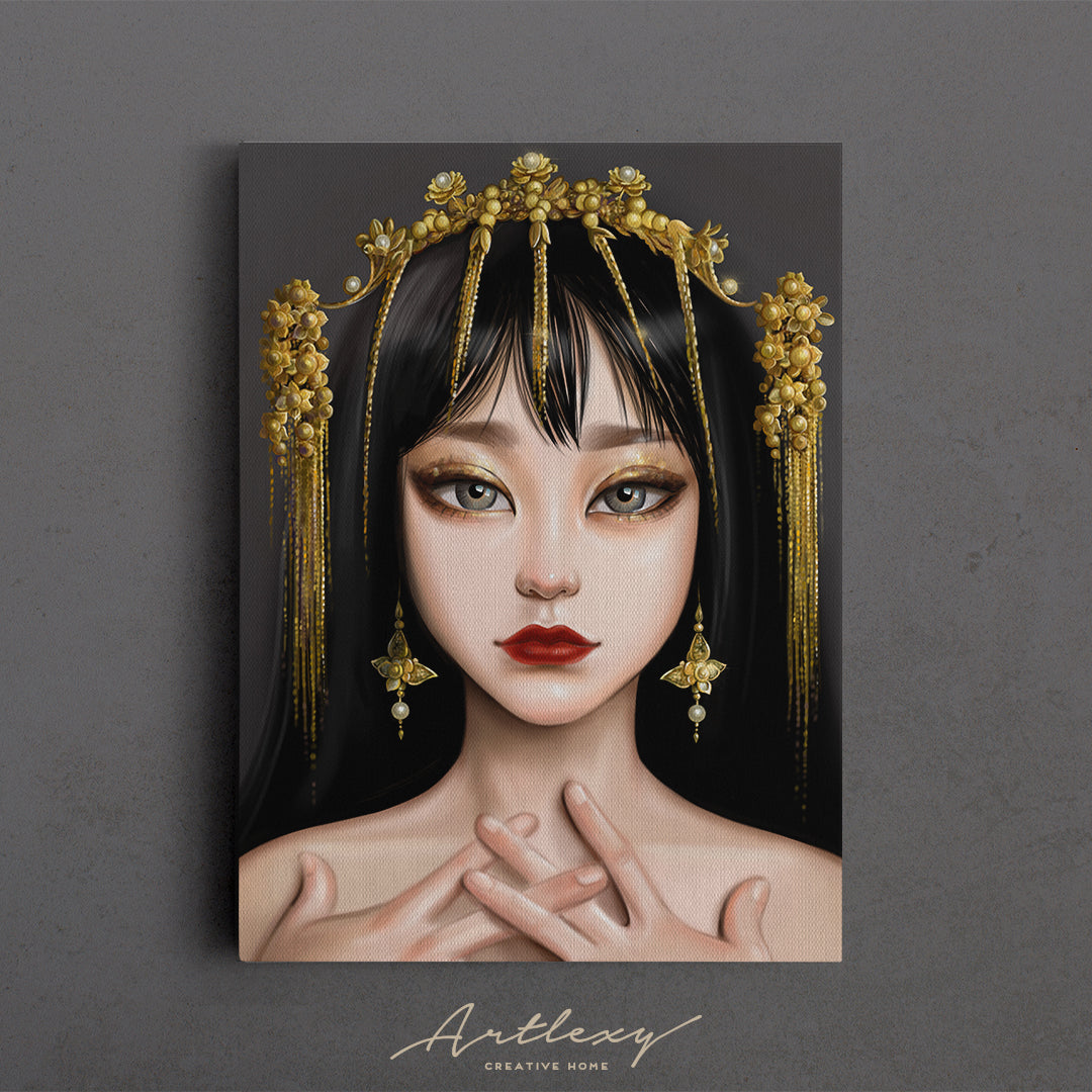 Fantasy Princess of Japan Canvas Print ArtLexy   