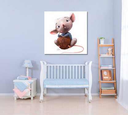 Little Mouse Boy Canvas Print ArtLexy   