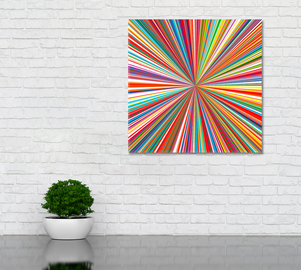 Abstract Colorful Rainbow Canvas Print ArtLexy   