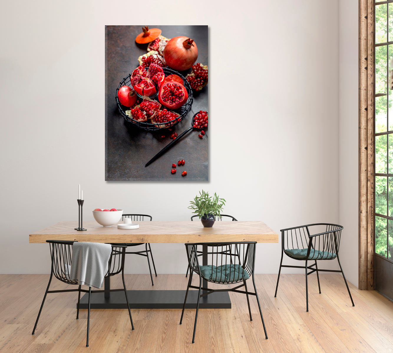 Juicy Pomegranates Canvas Print ArtLexy   