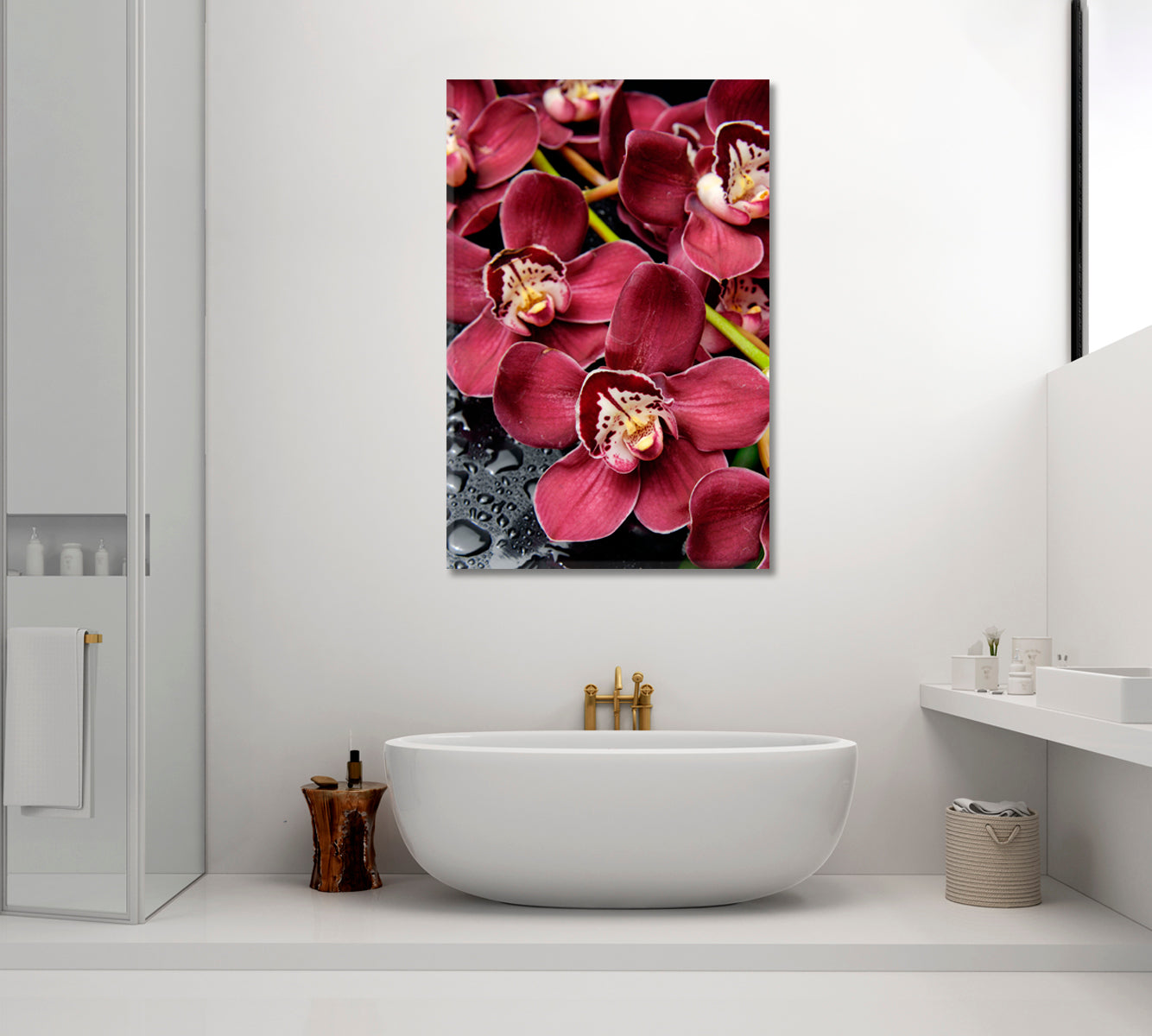 Red Orchid Canvas Print ArtLexy   