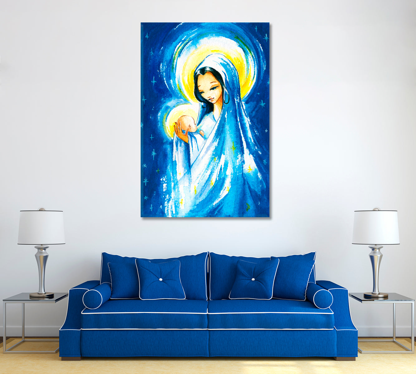 Mary with Jesus Christ Canvas Print ArtLexy   
