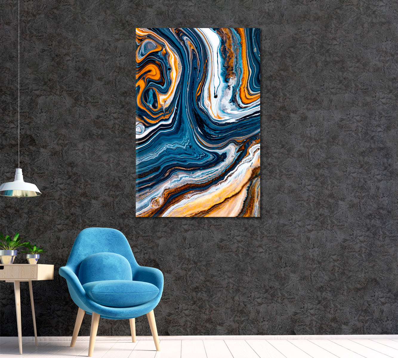 Abstract Flows and Splashes Canvas Print ArtLexy   