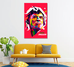 Mick Jagger Canvas Print ArtLexy   