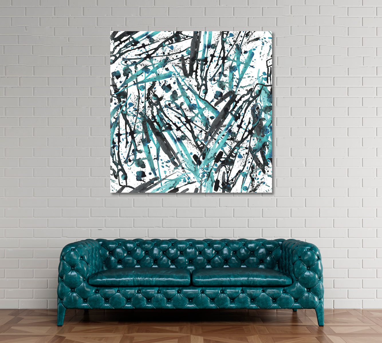 Abstract Ink Spots Canvas Print ArtLexy   