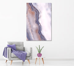 Luxurious Veined Marble Stone Canvas Print ArtLexy   